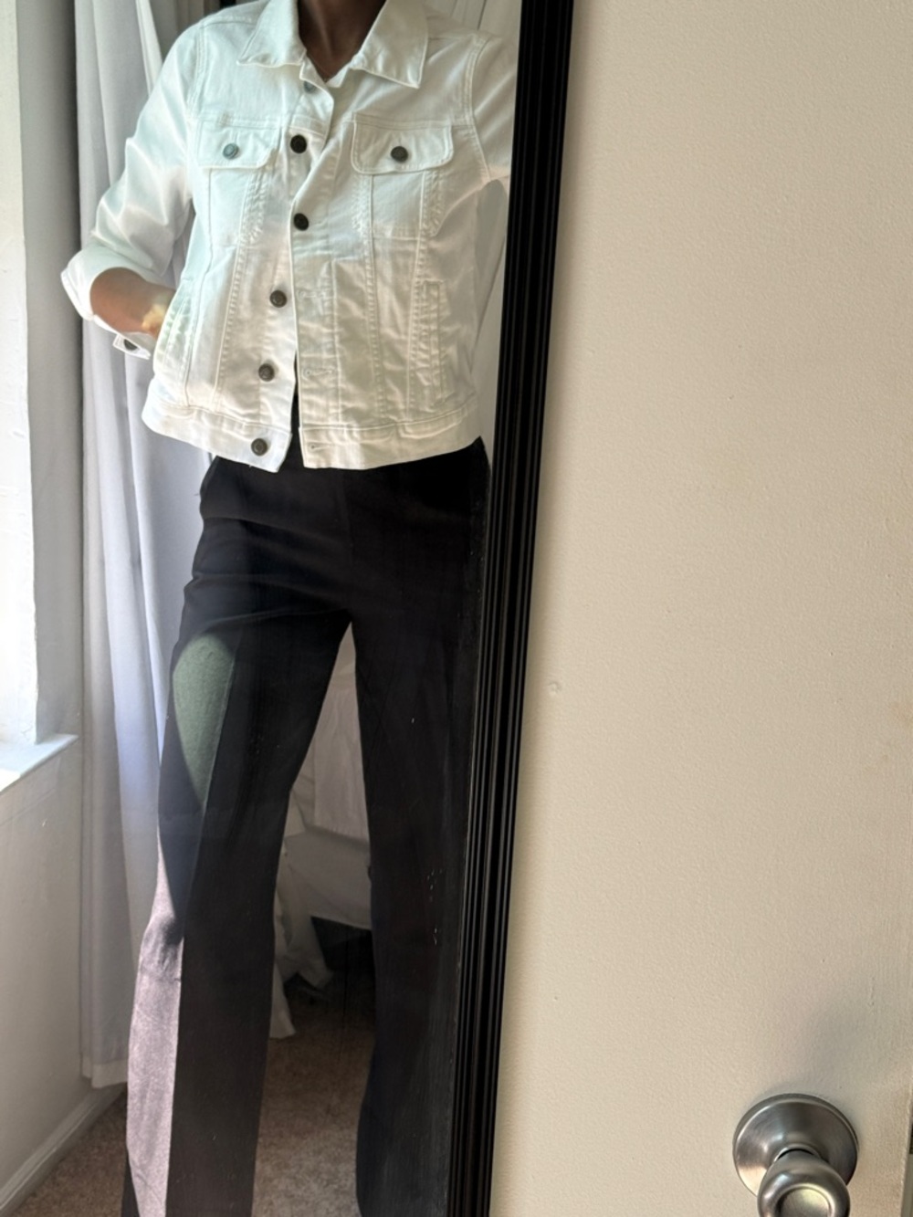 St. John's Bay White Casual Top